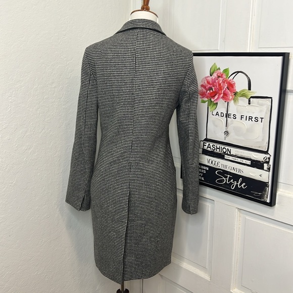 All Saints Leni Puppytooth Coat Size 4US - Picture 5 of 12
